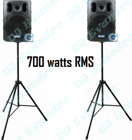 2 Caixas acústicas 700 watts RMS